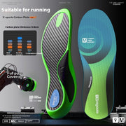 Full Palm Carbon Plate Arch Strong Support High Boost Rebound Basketball Elastic Insole